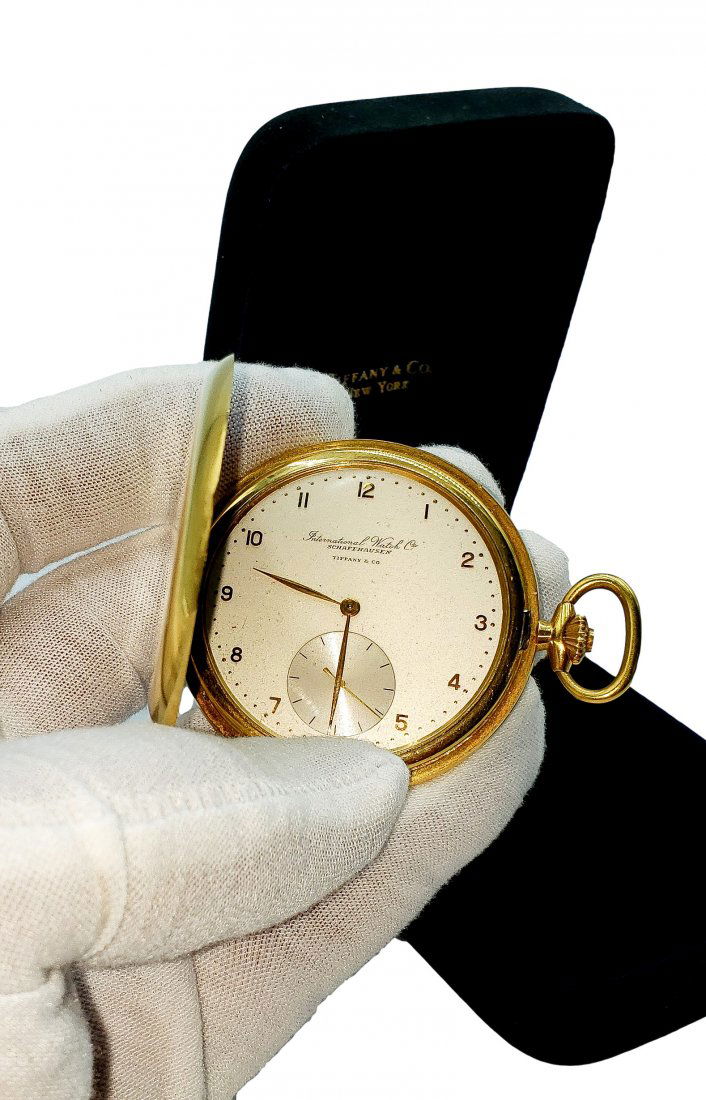 18kt Yellow Gold IWC Schaffhausen Tiffany & Co (1 of 6)