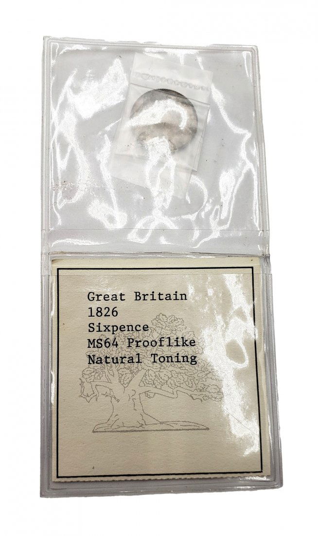 1826 Great Britain Sixpence MS64 George 4th Silver (1 of 3)