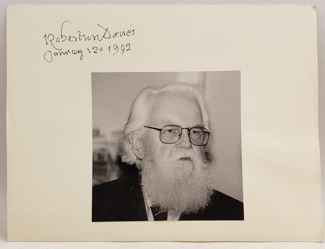 Robertson Davies , 1992: Signed Photo Portrait (1 of 3)
