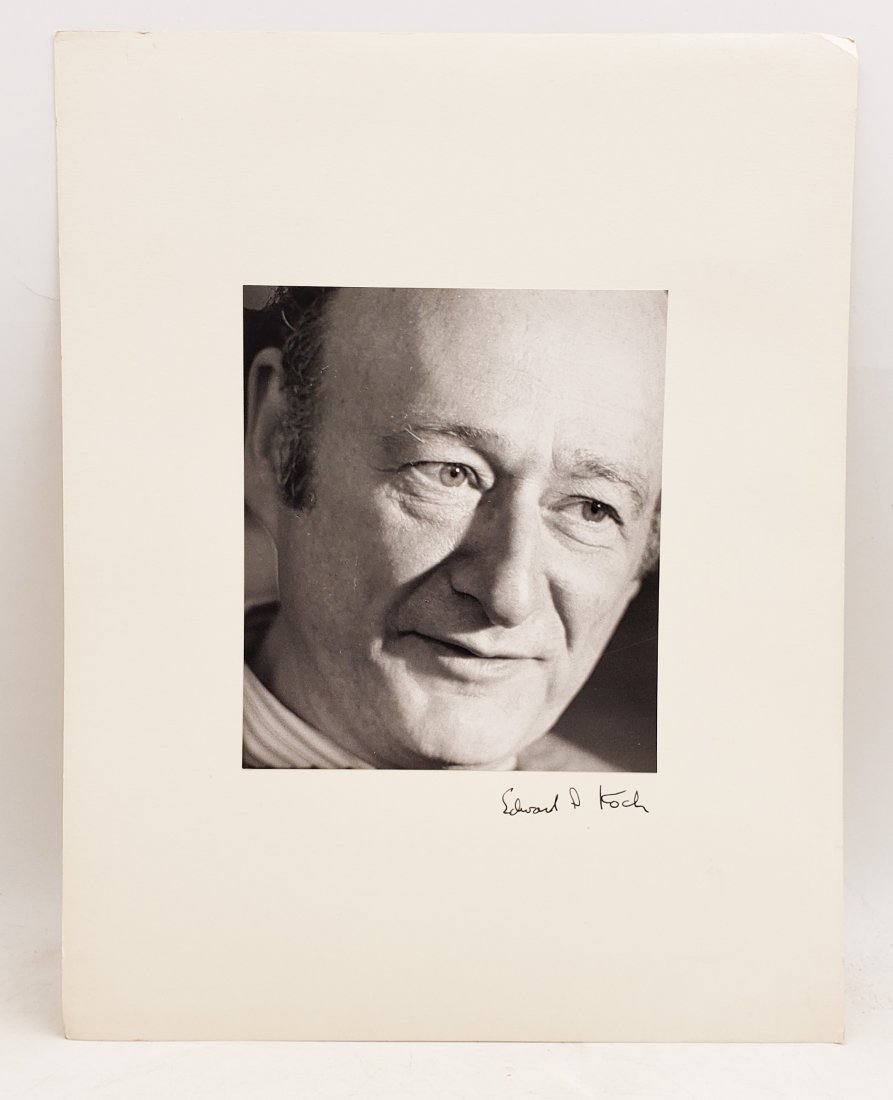 Ed Koch : Signed Photo Portrait (1 of 3)
