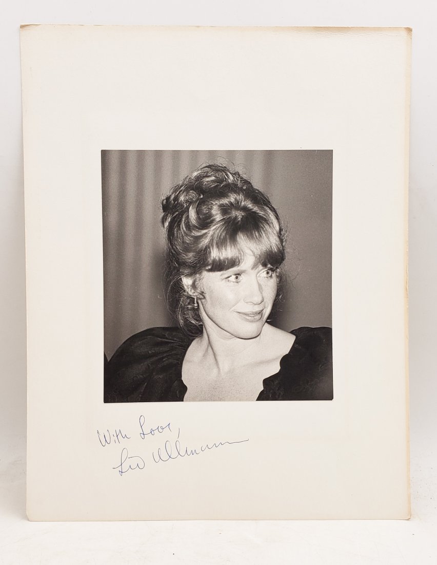 Liv Ullman, 1987 : Signed Photo Portrait (1 of 3)