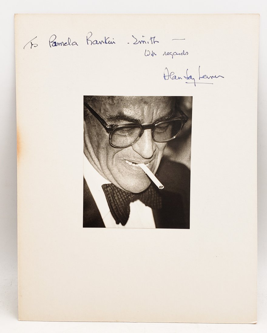 Alan Jay Lerner : Signed Photo Portrait (1 of 3)