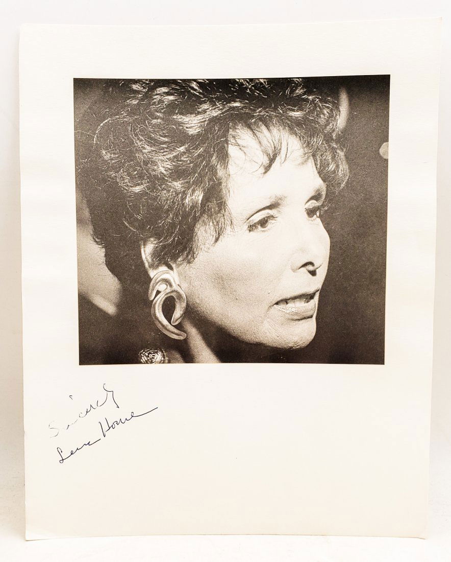 Lena Horne : Signed Photo Portrait (1 of 3)