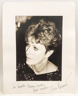 Carol Burnett  : Signed Photo Portrait: B/W photo of Carol Burnett by P.Rankin- Smith mounted on art paper /board and signed on the margin by Carol Burnett. The signature is authentic with provenance. Image size : 7 x 10 inches. Mount size: