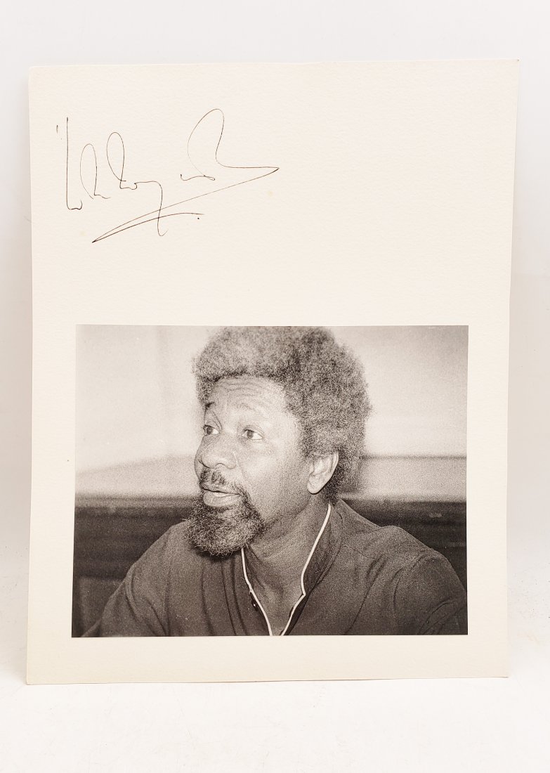 Wole Soyinka: Signed Photo Portrait (1 of 3)