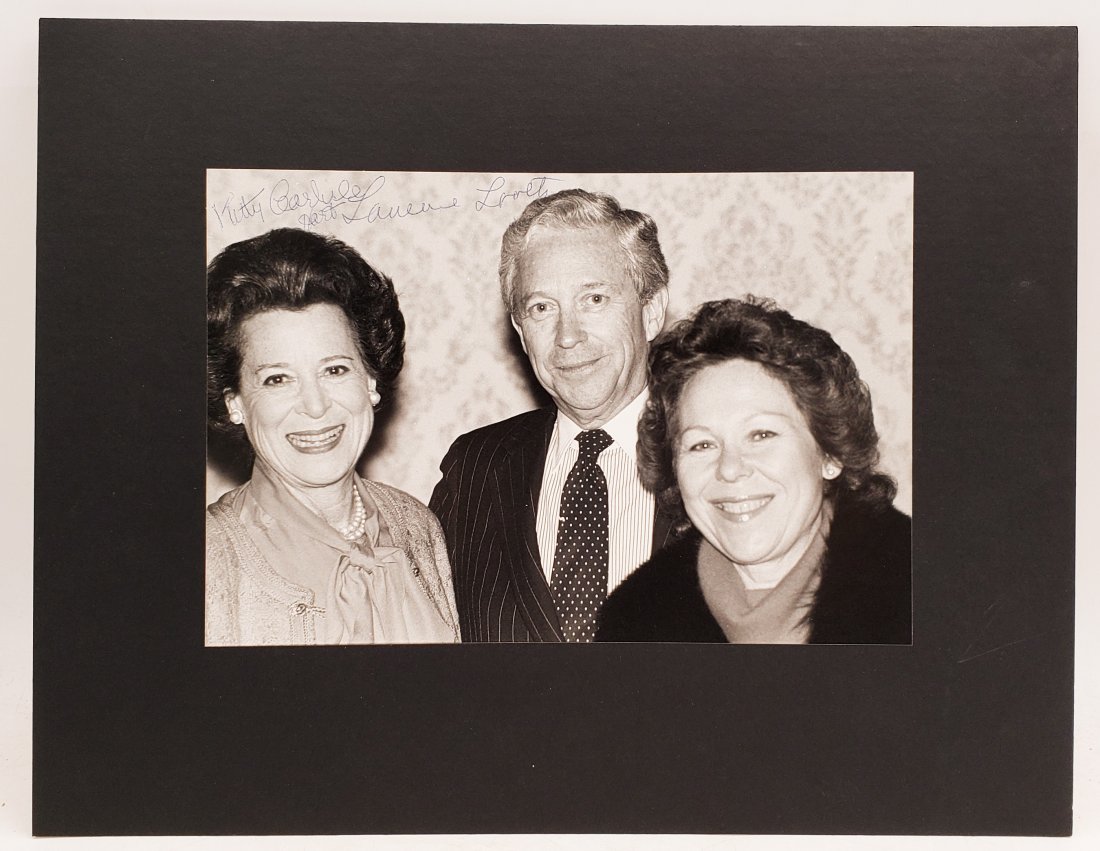 Kitty Carlisle Hart + Laurence Lovett : Signed Photo (1 of 3)