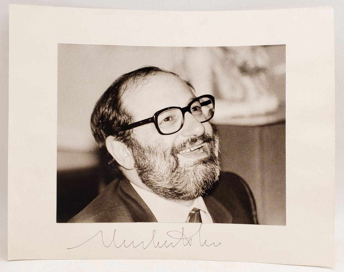 Umberto Eco : Signed Photo Portrait (1 of 3)