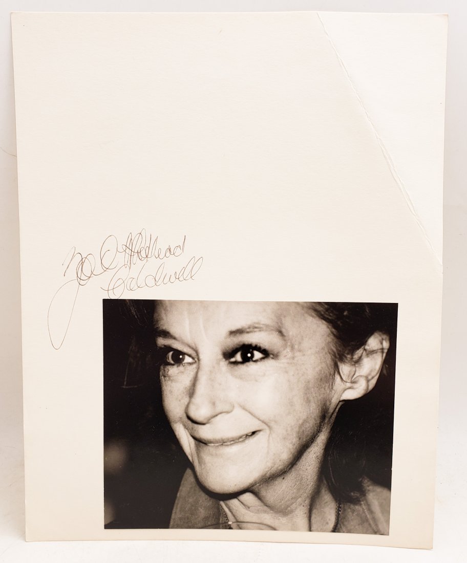 Zoe Caldwell : Signed Photo Portrait (1 of 3)