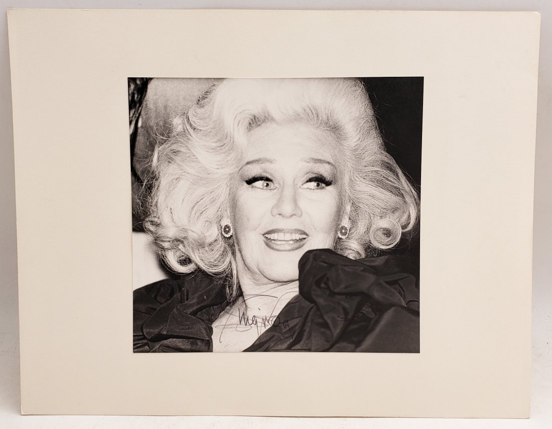 Ginger Rodgers : Signed Photo Portrait: B/W photo of Ginger Rodgers by P.Rankin- Smith mounted on art paper /board and signed on the image by Ginger Rodgers. The signature is authentic with provenance. Image size : 7.5 x 8 inches. Mount siz