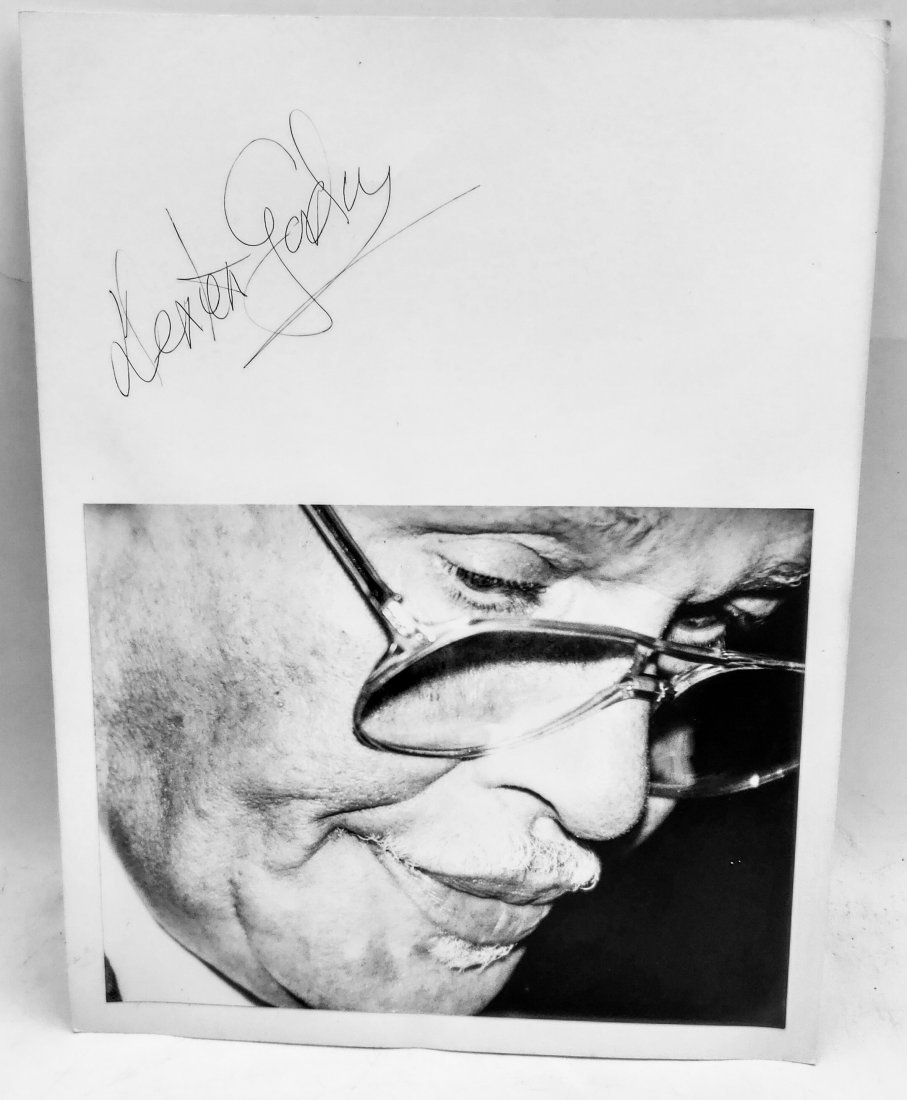 Dexter Gordon  : Signed Photo Portrait (1 of 2)