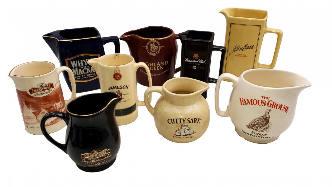 Whiskey pitchers (9) Vintage Advertising (1 of 3)