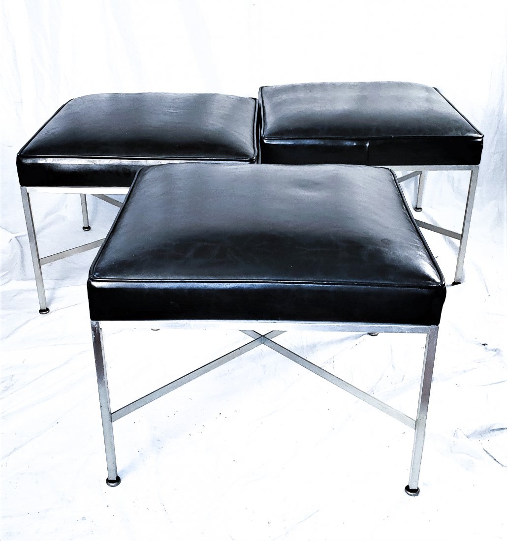 Paul McCobb  3 Mid Mod Ottomans (1 of 4)