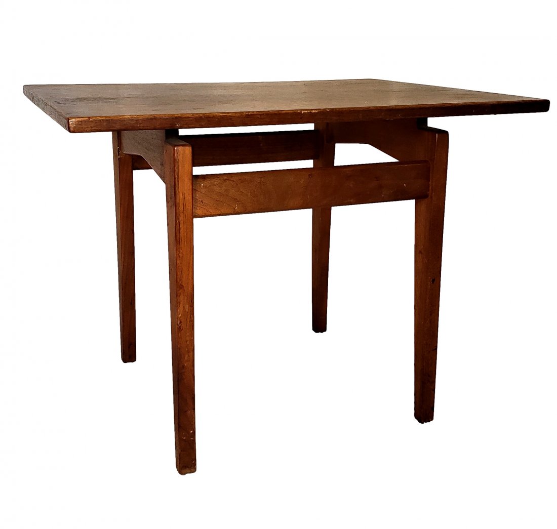 Herman Miller Distressed Wood Side Table (1 of 4)