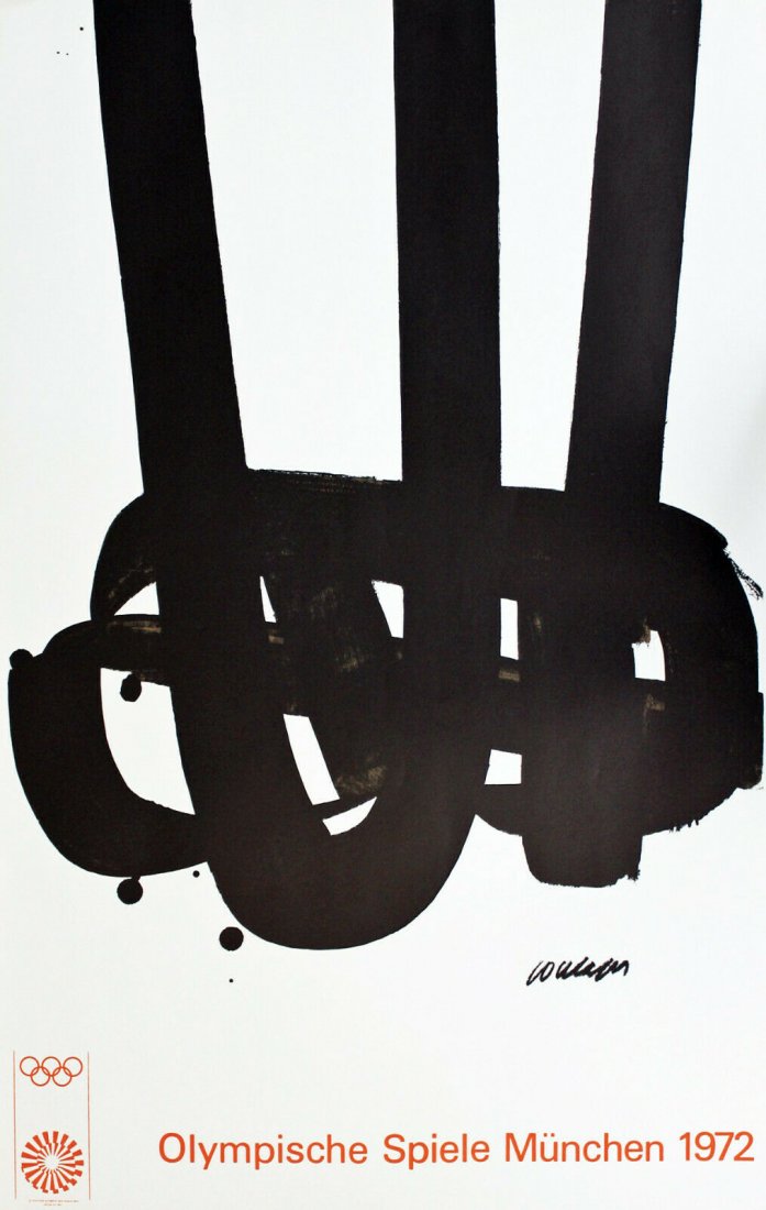 1972 Munich Olympics Poster by Pierre Soulages (1 of 3)