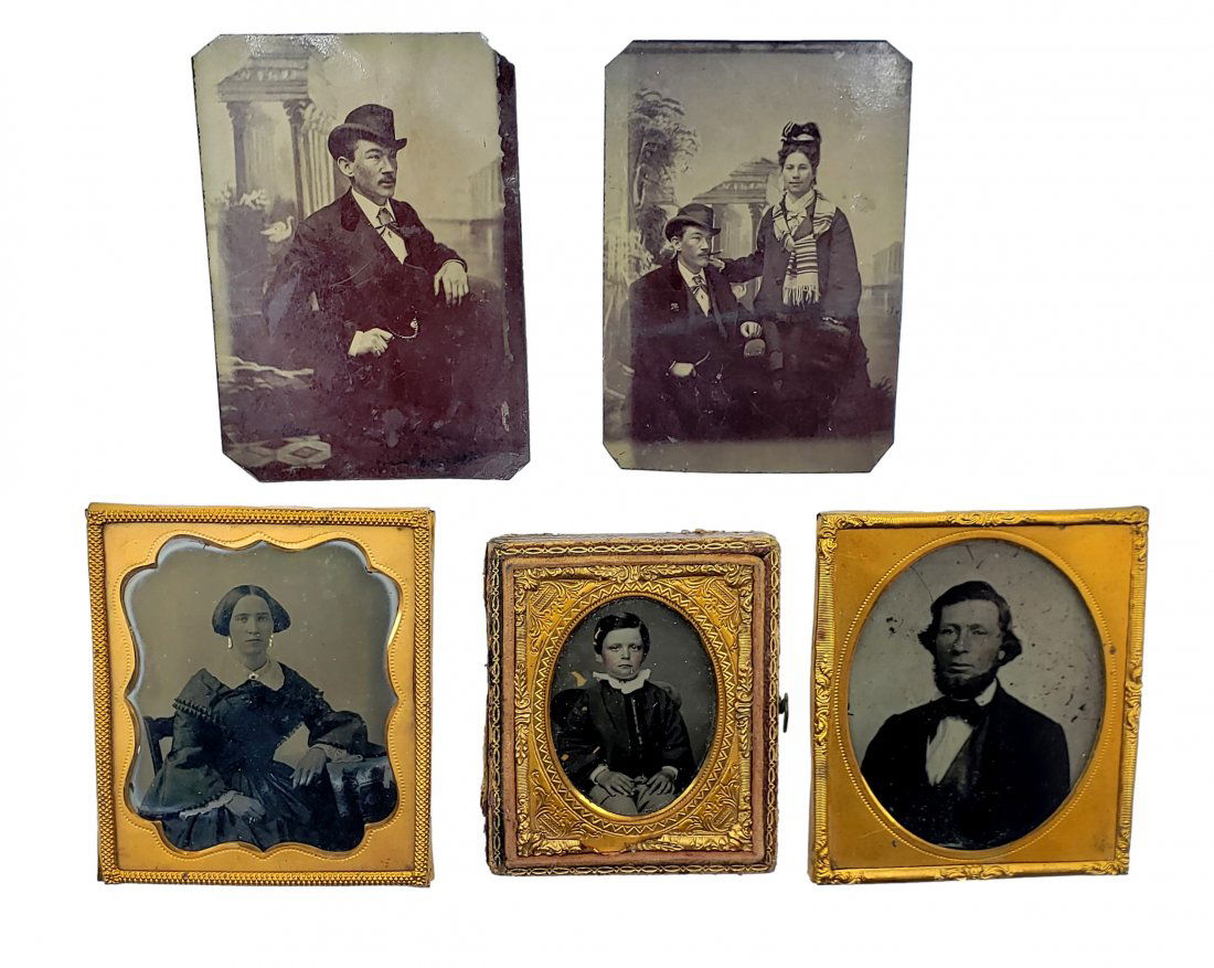 Antique Portraits : Tin Types and Ambrotypes (5) (1 of 4)