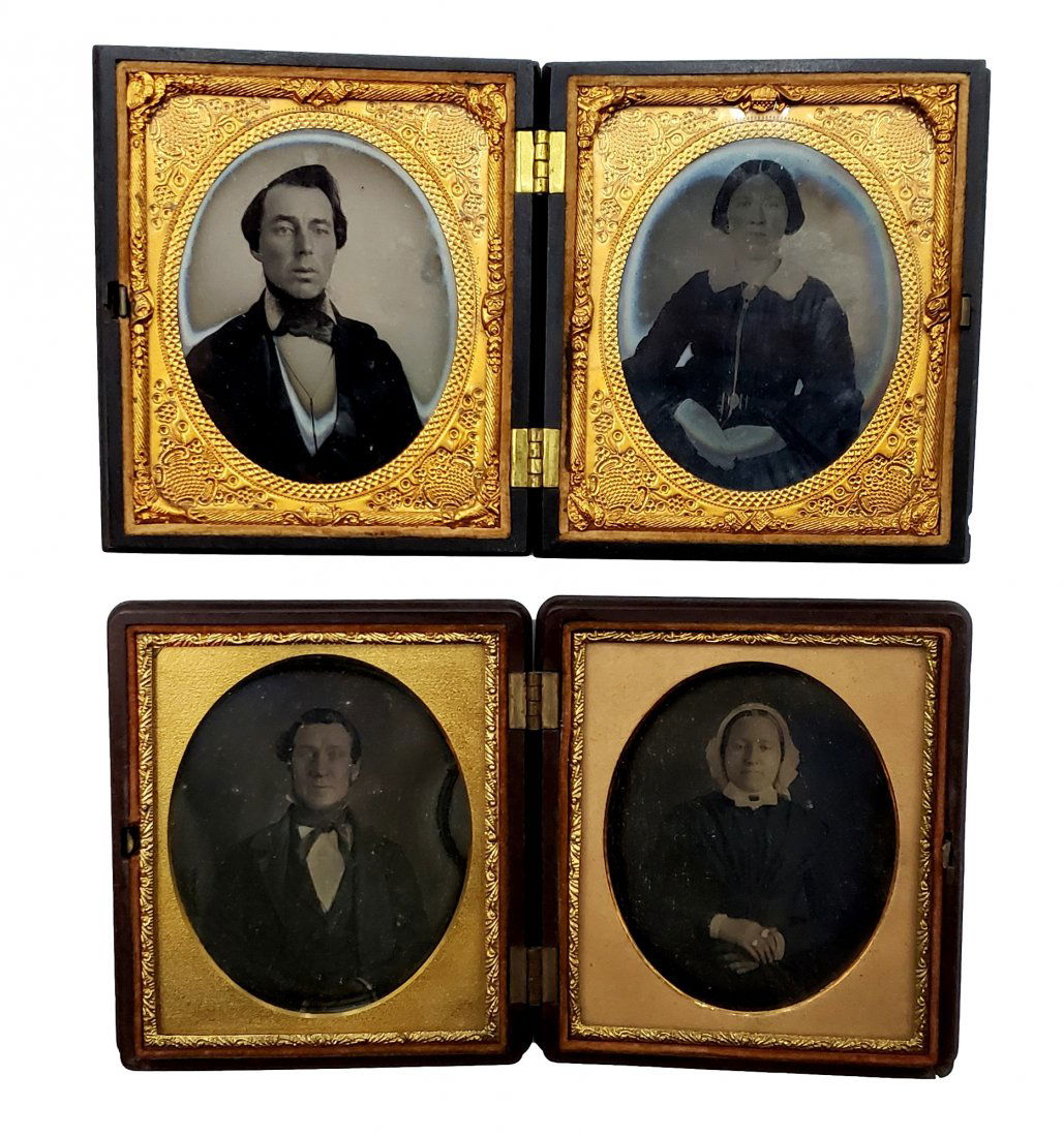 Ambrotype Photos : Couples in Full Union Cases (1 of 5)