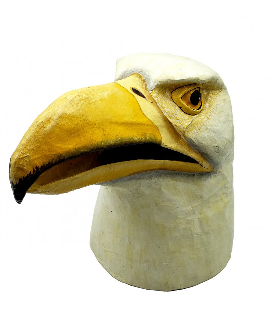 Haitian Carnival Eagle Mask : Vintage Artist Signed (1 of 4)