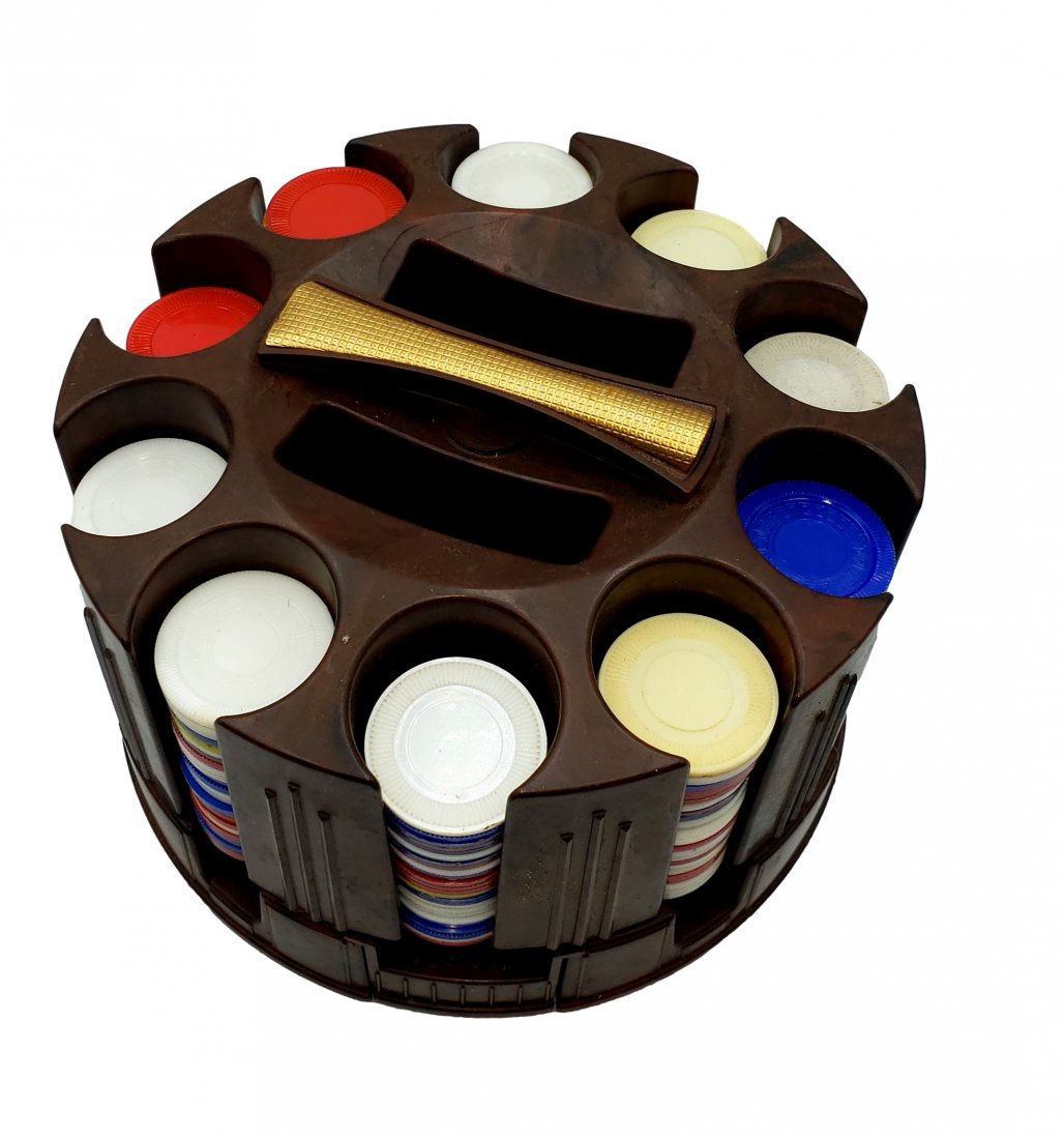 1960s Poker  ~ Poker-matic Dispensing Chip Rack (1 of 4)