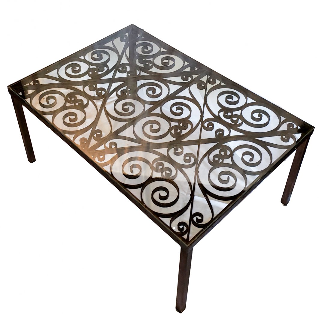 Glass and Iron Cocktails / Coffee Table (1 of 4)