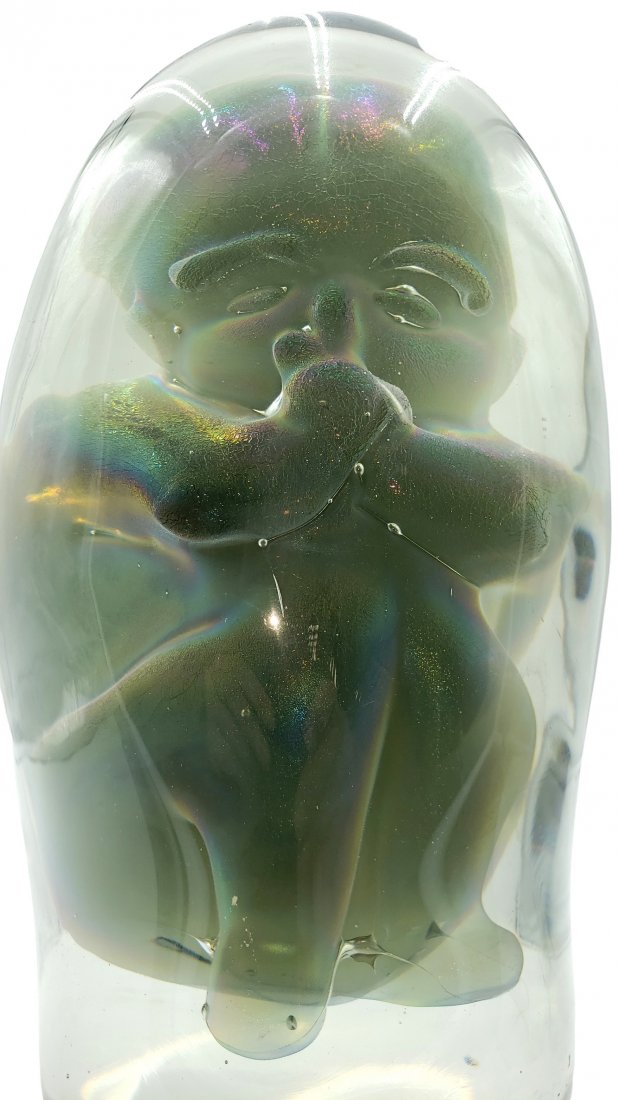 Embrione by Livio Seguso , Iridescent Glass Sculpture (1 of 5)