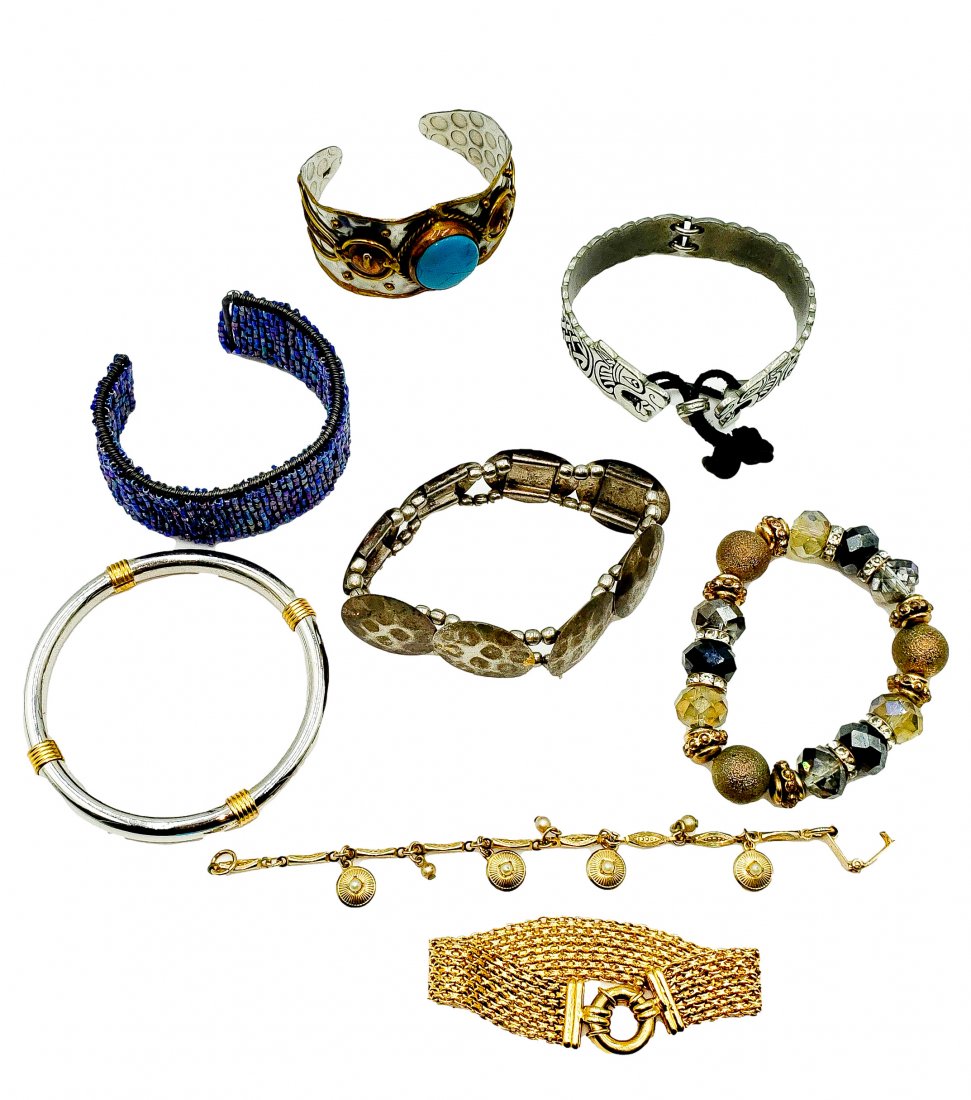 Bangles and Braclets Lot: 8 vintage to modern pcs (1 of 6)