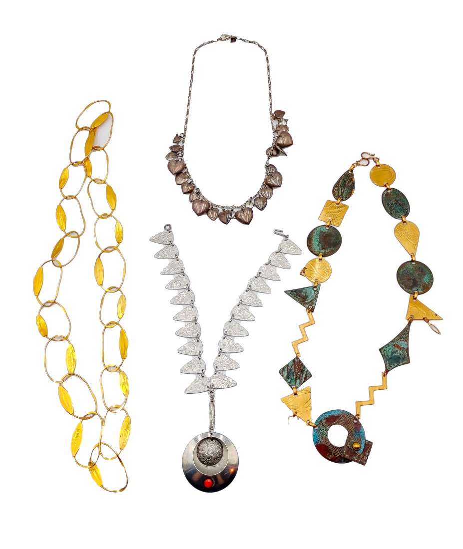 Chunky Modern Fashion Necklaces : 4PCS (1 of 8)