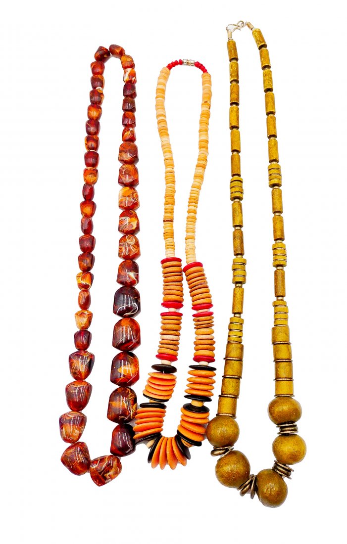 Vintage Naturals Necklace Lot : 3 PCS (1 of 5)