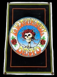 Original 1978 Grateful  Dead  Black Light Poster (1 of 6)