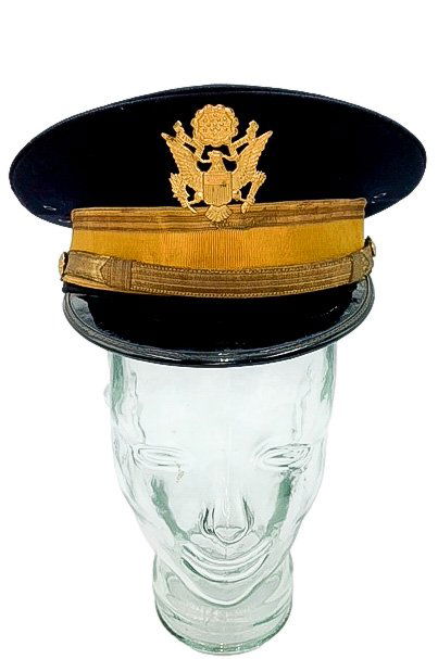 Army Officer Peaked Cap Great Seal Gold Band (1 of 6)