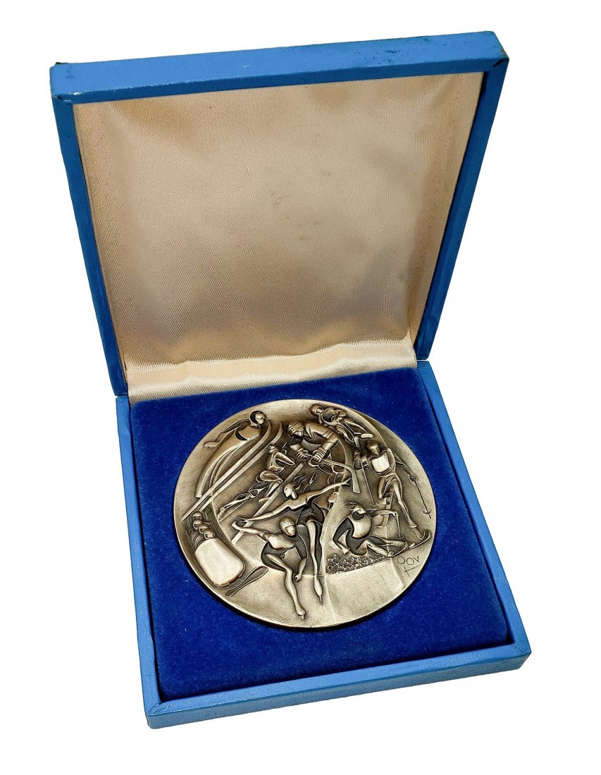 Lake Placid 1980 Olympic Participants Medal with Box (1 of 6)