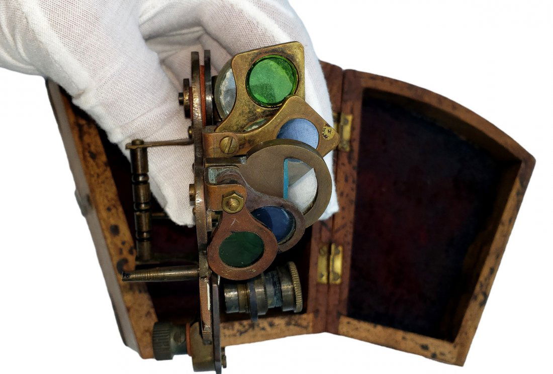 Stanley Sextant, London 1894 in Original Case (1 of 8)