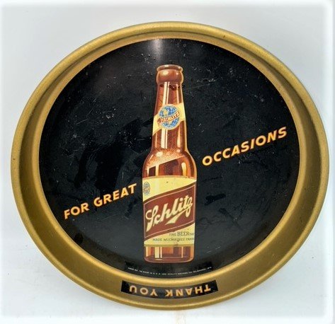 Schlitz : For Great Occasions : Beer Tray (1 of 9)