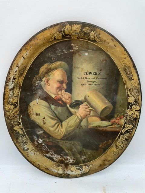 Tower s  Beer and Beverages Tray: Authentic Rare (1 of 8)