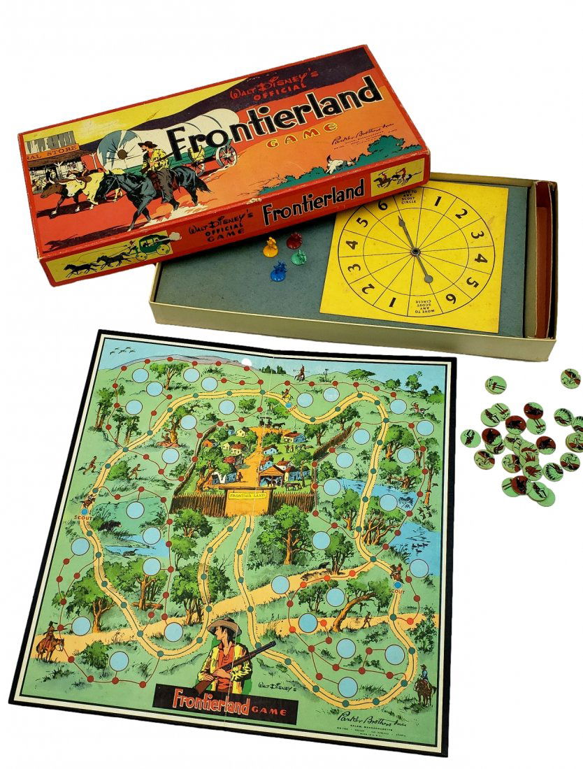 1955 Walt Disney Frontierland Vintage Game (1 of 9)