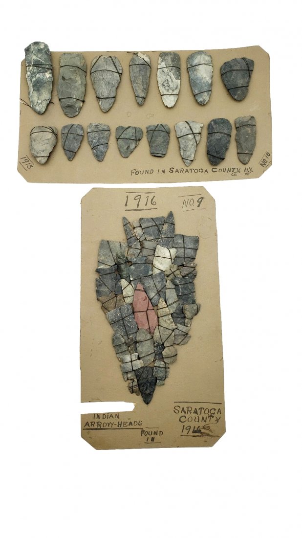 Early 1900s Saratoga Arrowhead Collection (1 of 2)