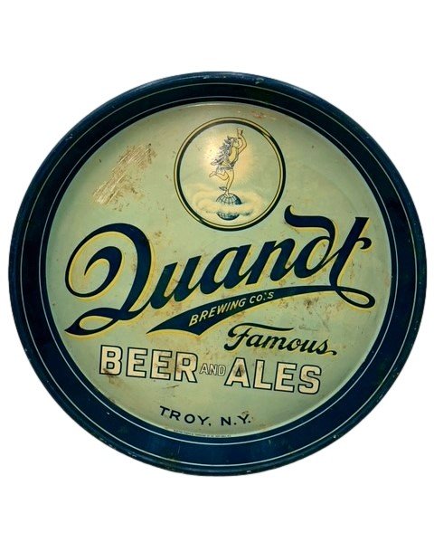 1940s Quandt Brewing Co. Beer & Ale Tray Troy NY (1 of 7)