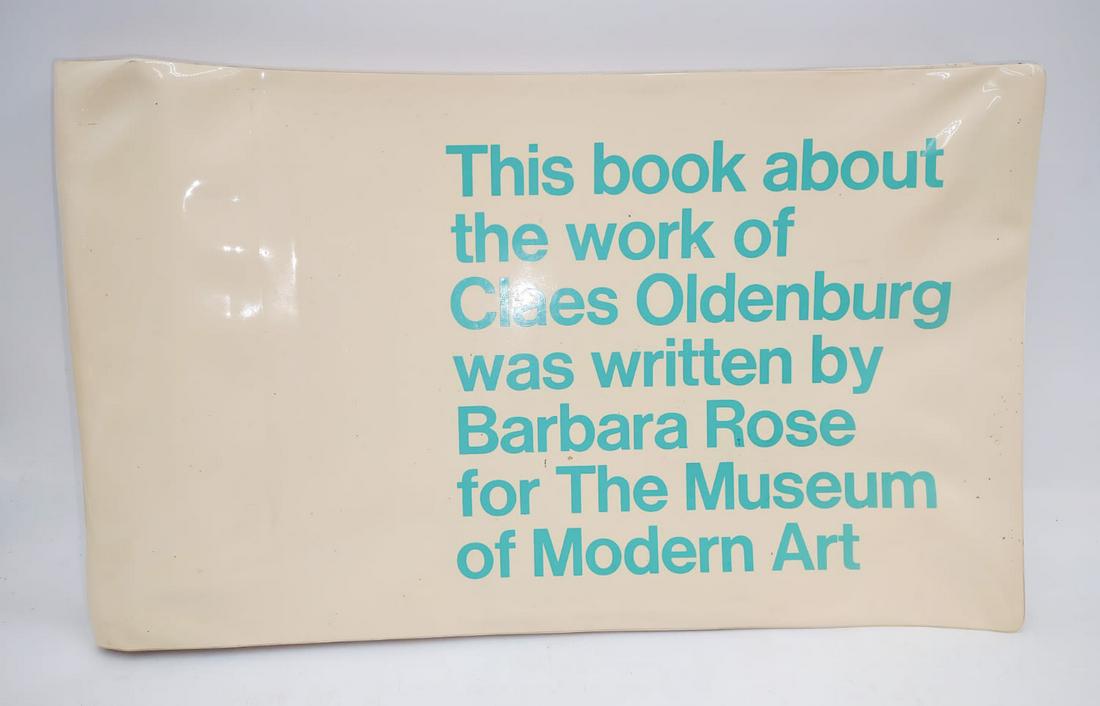 MOMA Art Book: Claes Oldenburg by Barbara Rose, First Edition Museum of Modern Art 1970 (1 of 12)