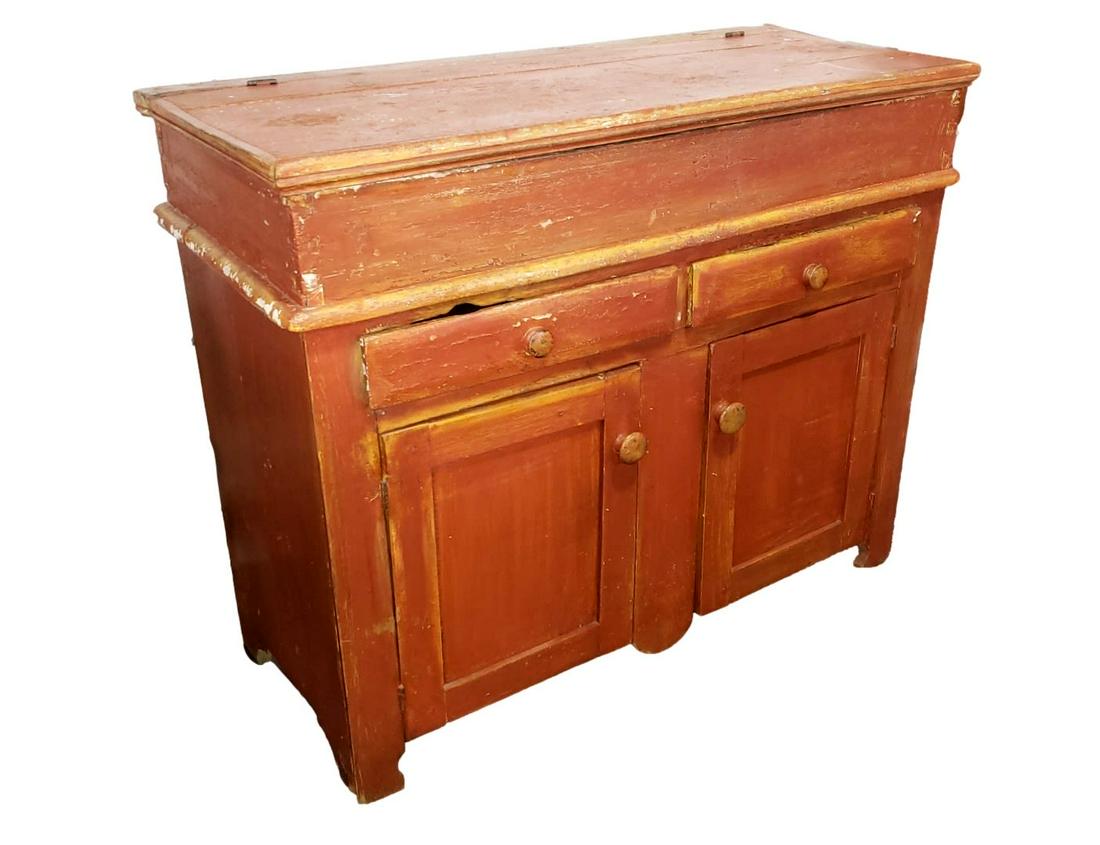 Early Pennsylvania Dry Sink Original Paint (1 of 7)