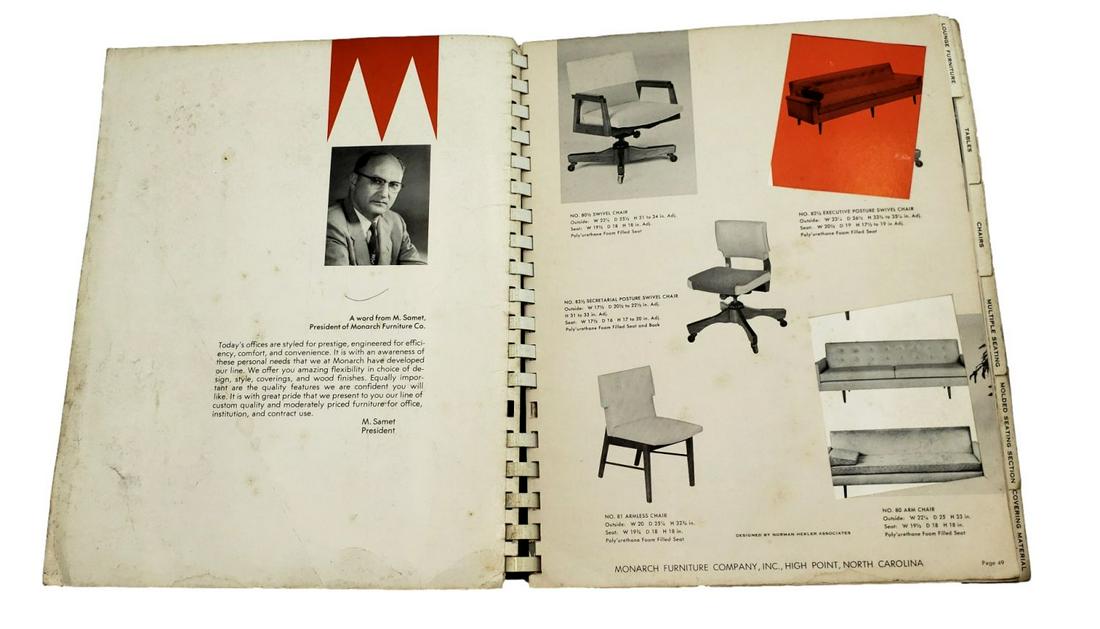 1950s Monarch Catalog with Fabric Swatches (1 of 9)