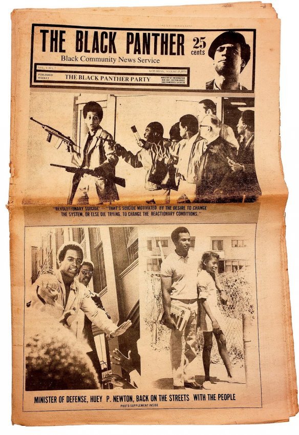The Black Panther Newspaper Aug. 15, 1970 : Civil Rights Publication: The Black Panther; Black Community News Service Vol.5 No. 7; Saturday, August 15th, 1970. Published Weekly by The Black Panther Party Ministry of Information, San Francisco CA. Cover stories: -Revolut