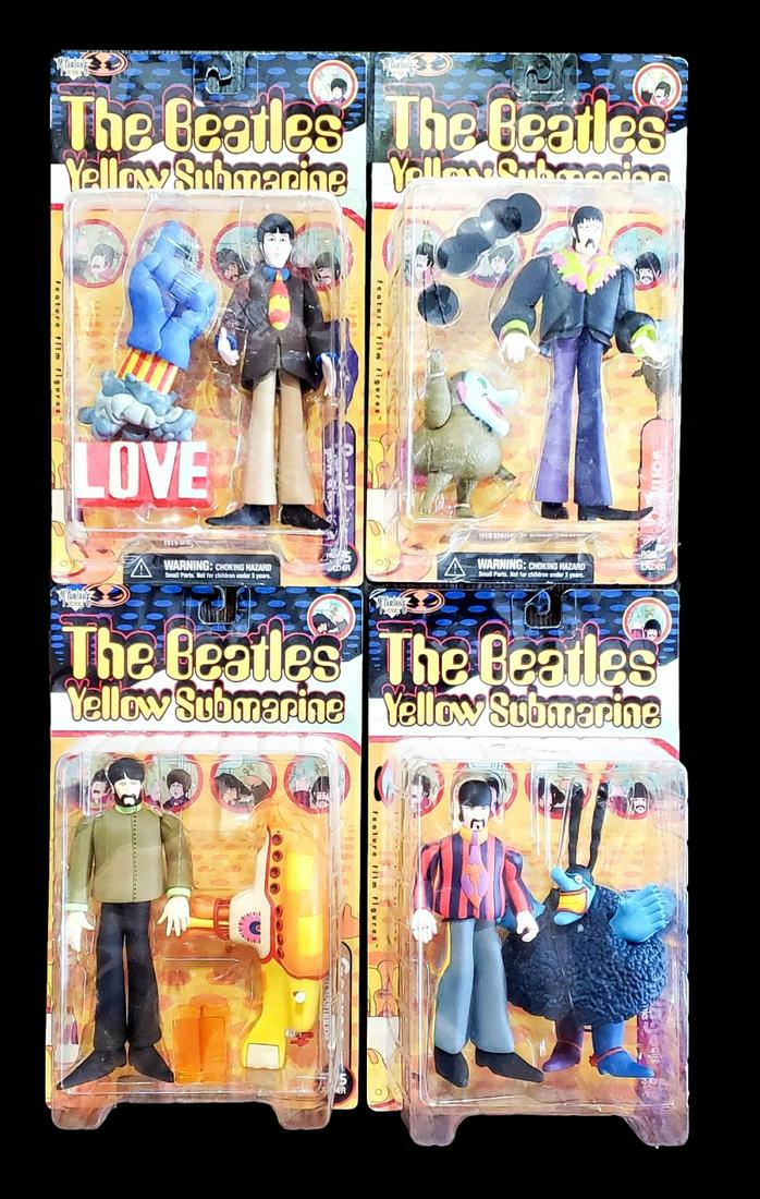 Beatles Yellow Submarine Fab Four Lot: 1999 McFarlane Toys Sealed NIB. (1 of 8)
