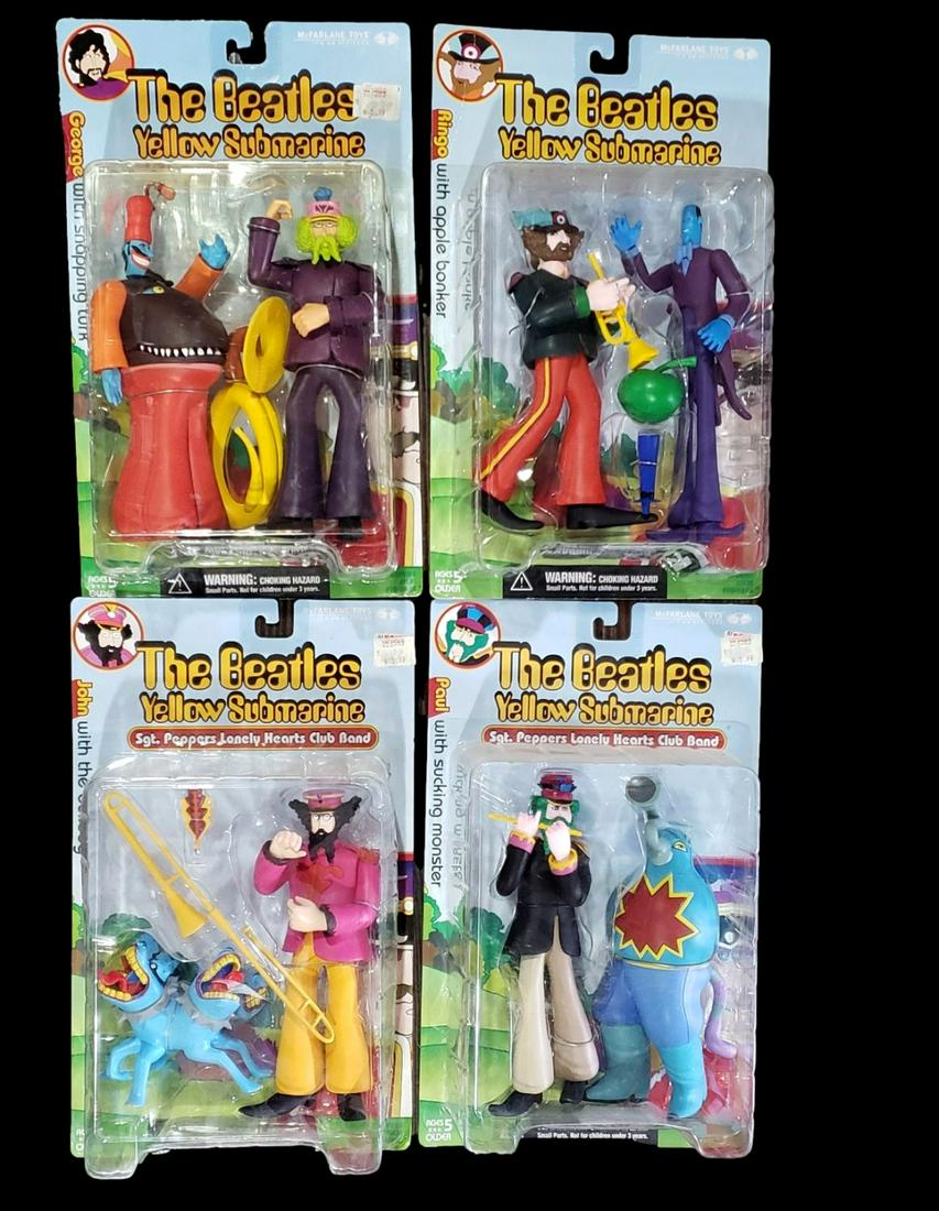 Beatles Yellow Submarine Sgt Pepper Lot: 1999 McFarlane Toys Sealed NIB (1 of 7)