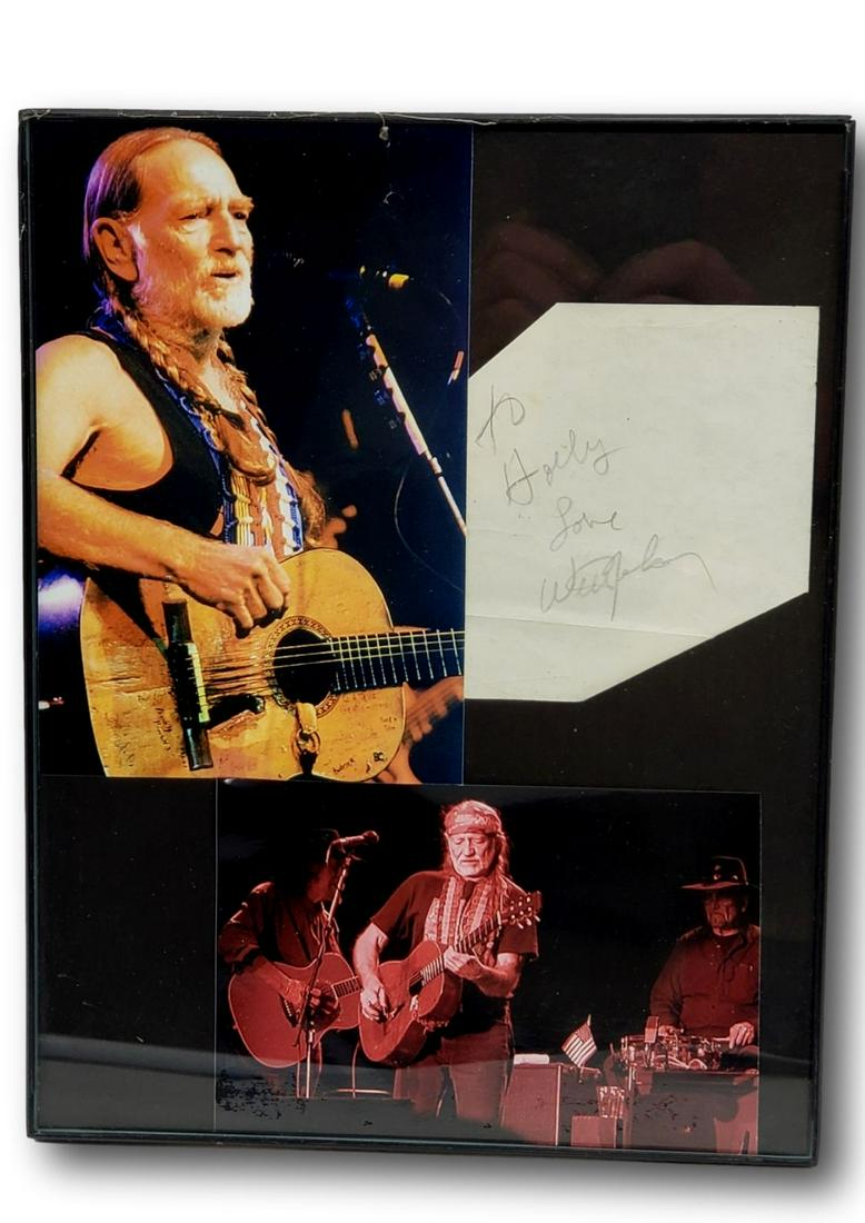 Willie Nelson Color Photos and Signature (1 of 3)