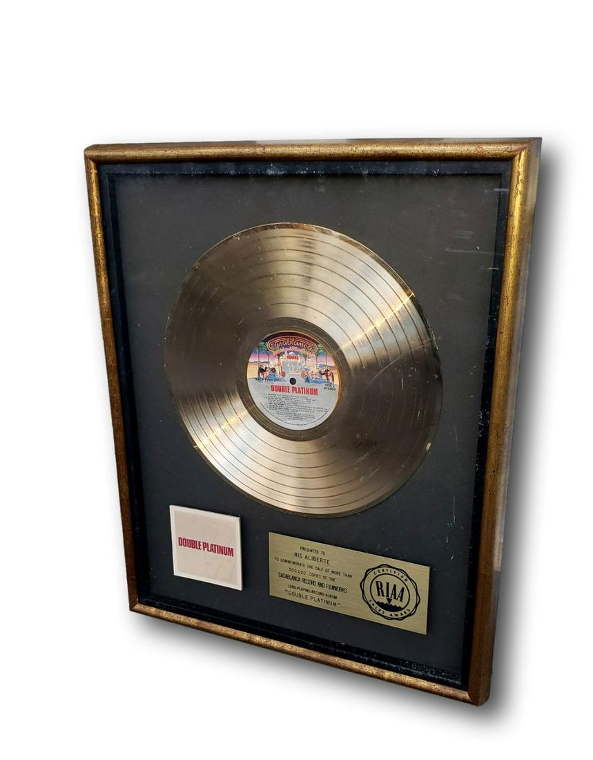 Kiss Double Platinum Greatest Hits RIAA Presentation Record with Provenance (1 of 5)
