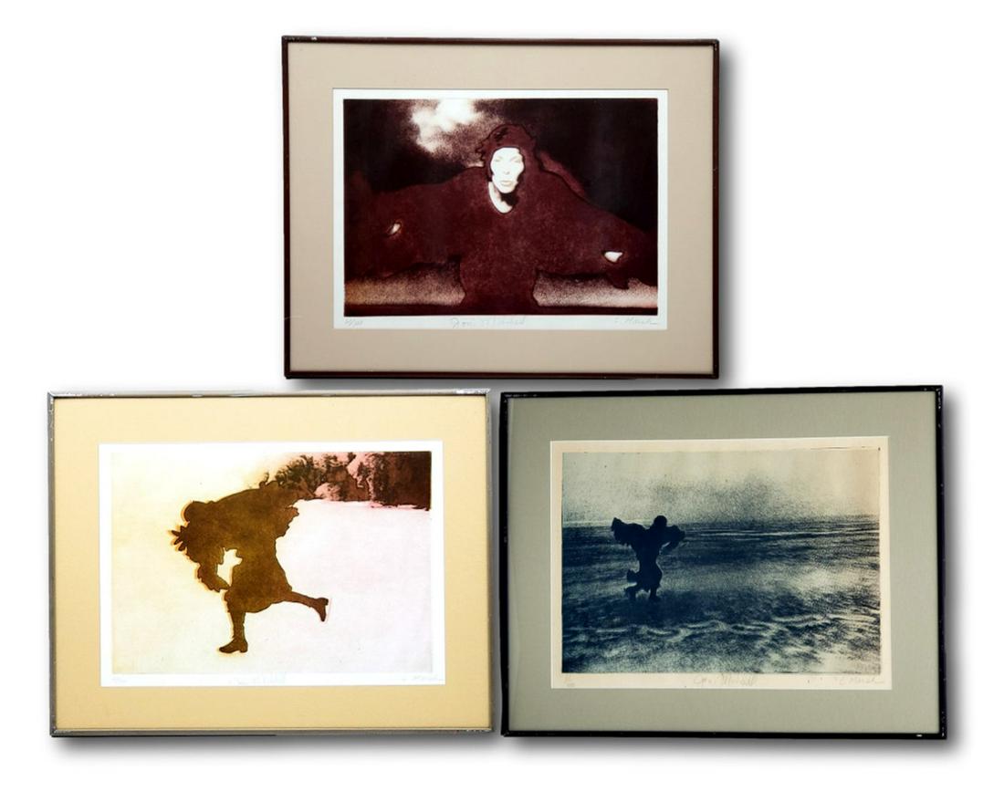 Joni Mitchell Complete Chemistry Series 1976 #61 /100 Signed Lithographs (3) (1 of 8)