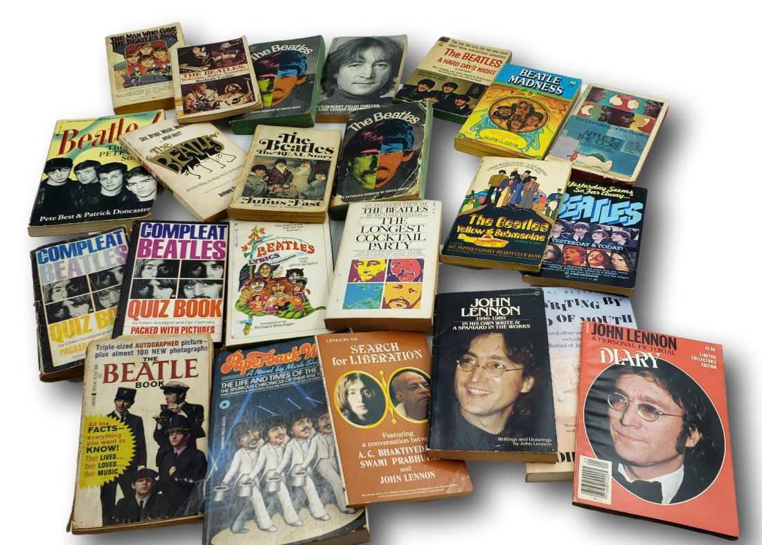 The Beatles Related Assorted Paperback Books ( 23 Books) (1 of 3)