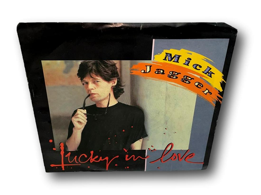 Lucky in Love   by Mick Jagger 45 Record- (1 of 2)