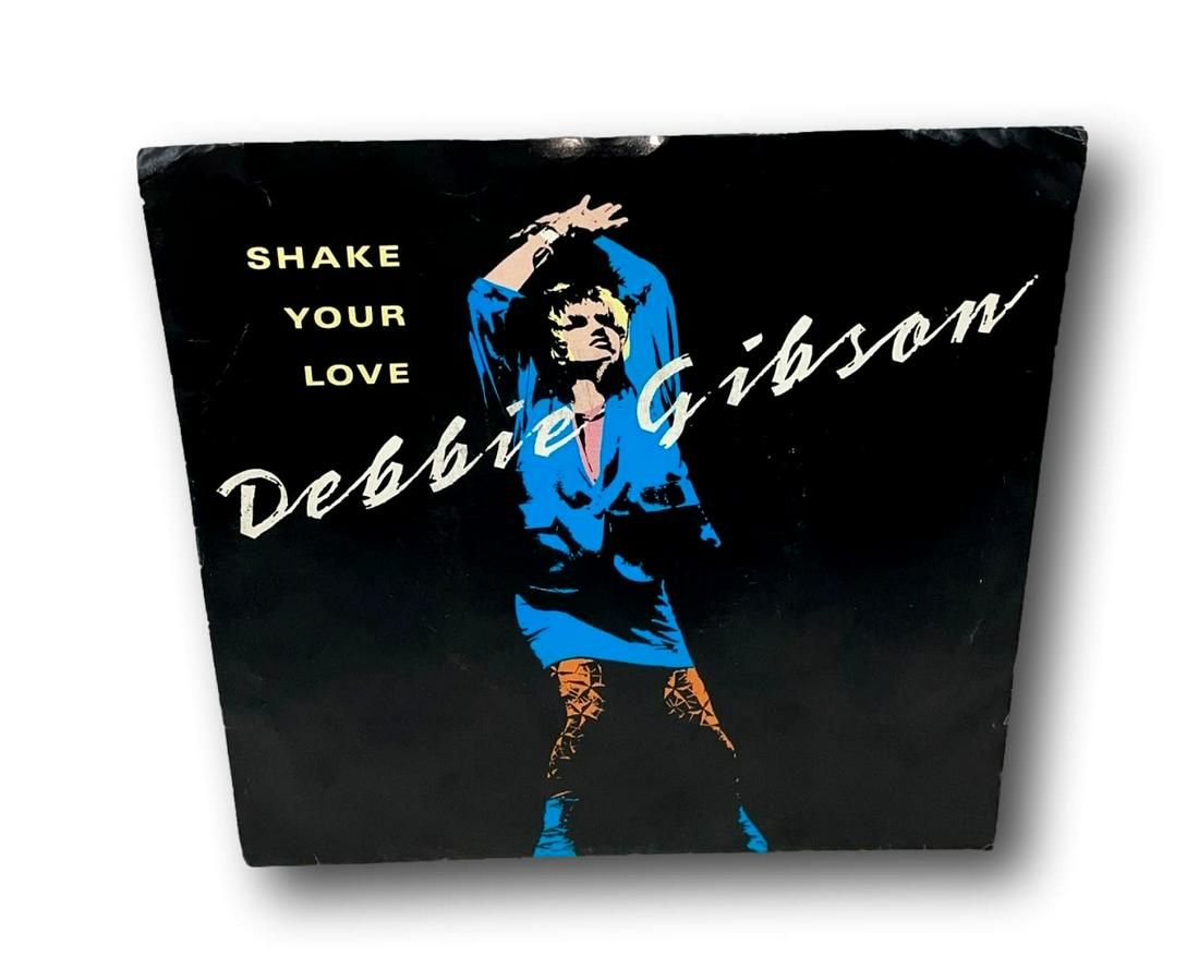 Shake Your Love by Debbie Gibson 45 Record-: â€œShake Your Love” by Debbie Gibson 45 Record- â€œShake Your Love” by Debbie Gibson 45 record. 1987 Atlantic Records. Kept in the original jacket sleeve. 7-89187. Cond: Good condi