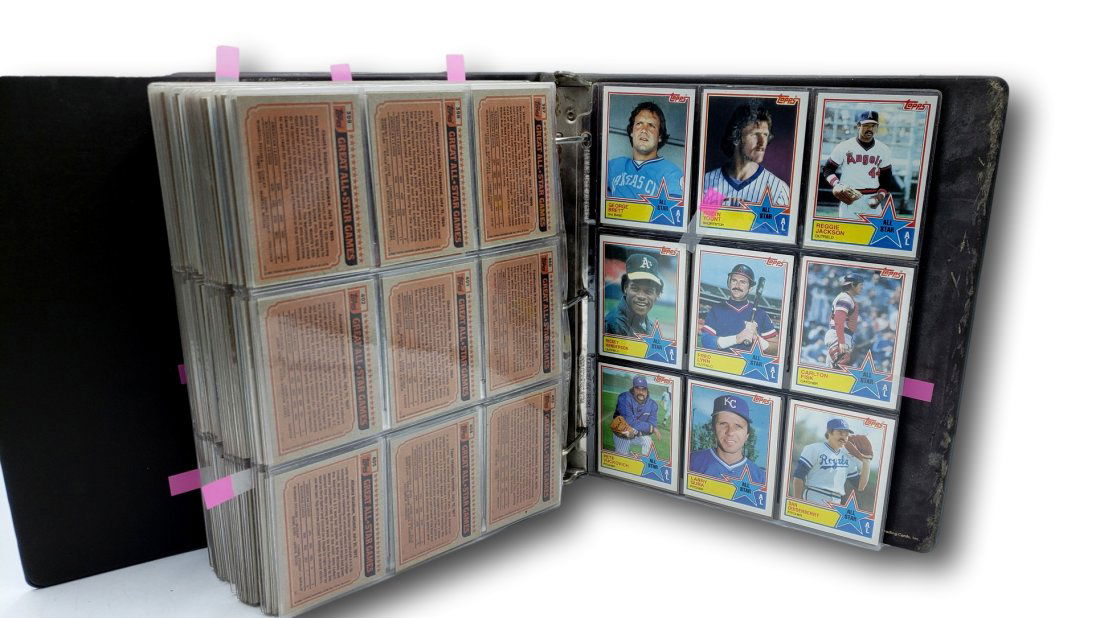 1983 Topps Baseball Cards Three Ring Binder Album 756 Card Set (1 of 10)