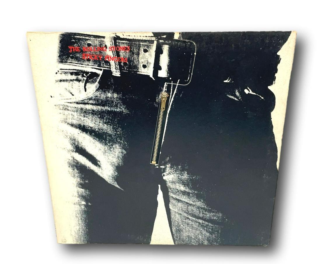 Sticky Fingers : 1971 The Rolling Stones LP Record-COC 59100 Zipper Cover (1 of 6)